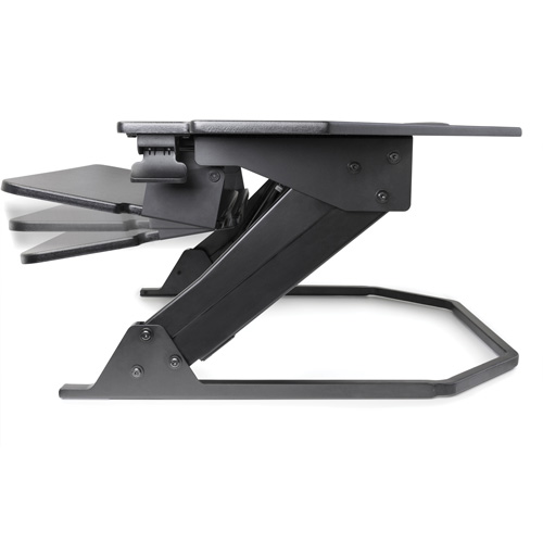 Poste de travail assise/debout pour bureau de coin Goya, Mod&egrave;le de bureau, 20" h x 42" la x 37-4/5" p, Noir Helyx Safety & Industrial Supplies