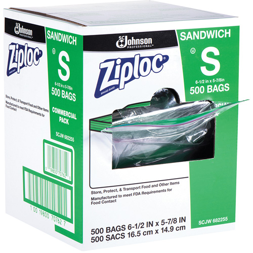 Sacs &agrave; sandwichs Ziploc Helyx Safety & Industrial Supplies