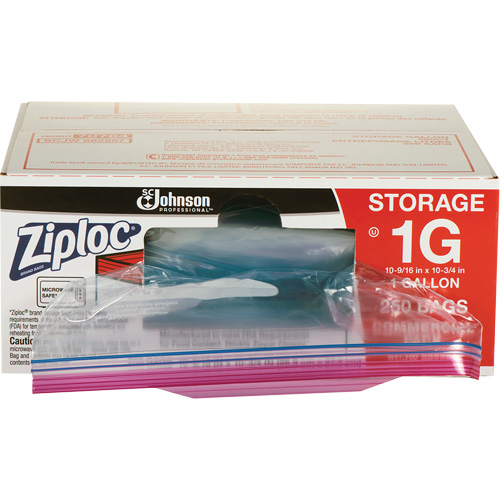 Sacs d'entreposage alimentaire &agrave; double fermeture &agrave; glissi&egrave;re de Ziploc Helyx Safety & Industrial Supplies