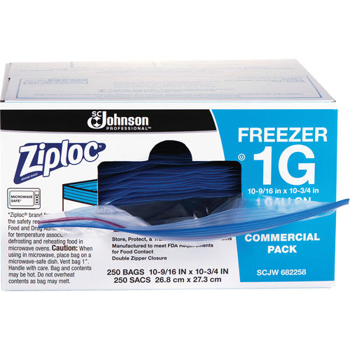 Ziploc&reg; Freezer Bags Helyx Safety & Industrial Supplies