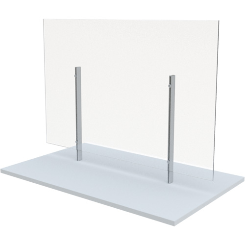 Vitre hygi&eacute;nique sur pied, 48" la x 36" h Helyx Safety & Industrial Supplies