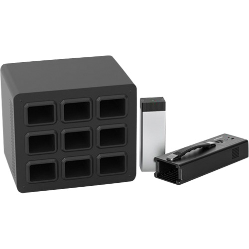 KwikBoost EdgePower&reg; 9-Bay Base Charging Station Helyx Safety & Industrial Supplies