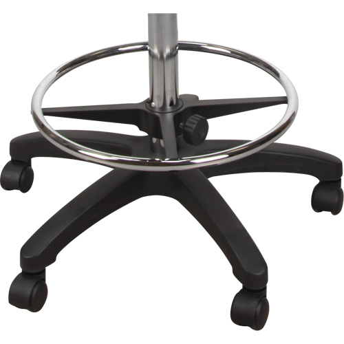 Heavy-Duty Ergonomic Stool, Mobile, Adjustable Height, 250 lbs. Capacity Helyx Safety & Industrial Supplies
