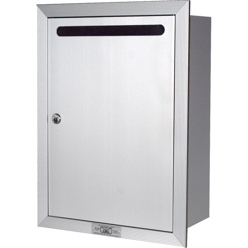 Recessed Collection Box, Wall -Mounted, 16-3/16" x 11-3/4", Aluminum Helyx Safety & Industrial Supplies