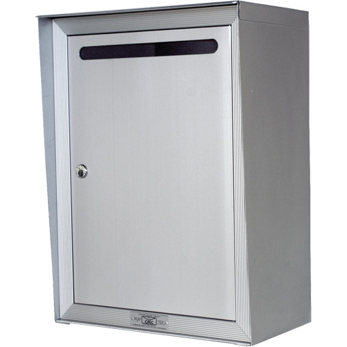 Collection Box, Wall -Mounted, 16-3/16" x 6-3/8", Aluminum Helyx Safety & Industrial Supplies