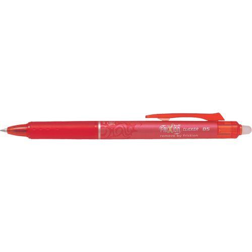 Frixion Point Clicker Pen, Red, 0.5 mm, Retractable Helyx Safety & Industrial Supplies