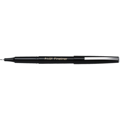 Fineliner Pen, Black, Fine Tip Helyx Safety & Industrial Supplies