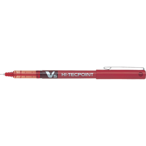 Hi-Tecpoint Pen, Red, 0.5 mm Helyx Safety & Industrial Supplies