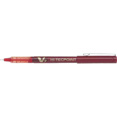 Hi-Tecpoint Pen, Red, 0.7 mm Helyx Safety & Industrial Supplies