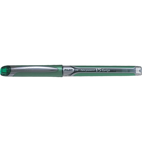 Hi-Tecpoint Grip Pen, Green, 0.5 mm Helyx Safety & Industrial Supplies