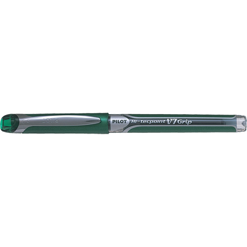 Hi-Tecpoint Grip Pen, Green, 0.7 mm Helyx Safety & Industrial Supplies