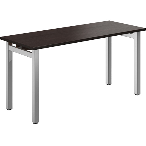 Newland Table Desk, 29-7/10" L x 60" W x 29-3/5" H, Dark Brown Helyx Safety & Industrial Supplies