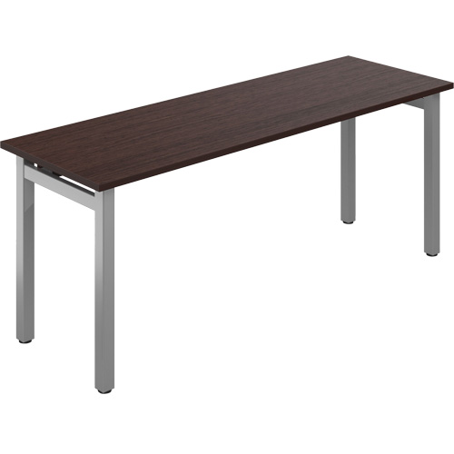 Newland Table Desk, 29-7/10" L x 72" W x 29-3/5" H, Dark Brown Helyx Safety & Industrial Supplies