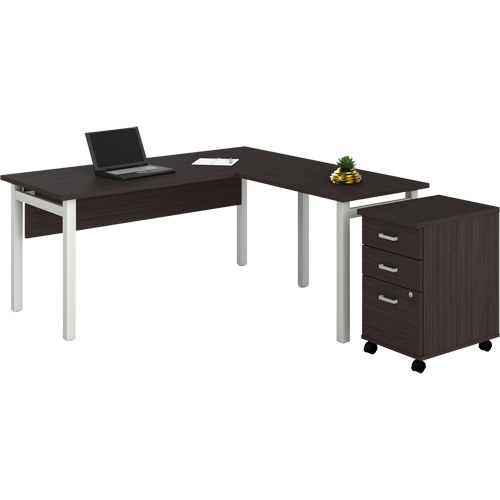 Bureau en "L" avec caisson Newland Helyx Safety & Industrial Supplies