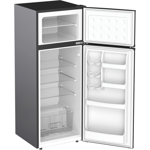 Top-Freezer Refrigerator, 55-7/10" H x 21-3/5" W x 22-1/5" D, 7.5 cu. Ft. Capacity Helyx Safety & Industrial Supplies