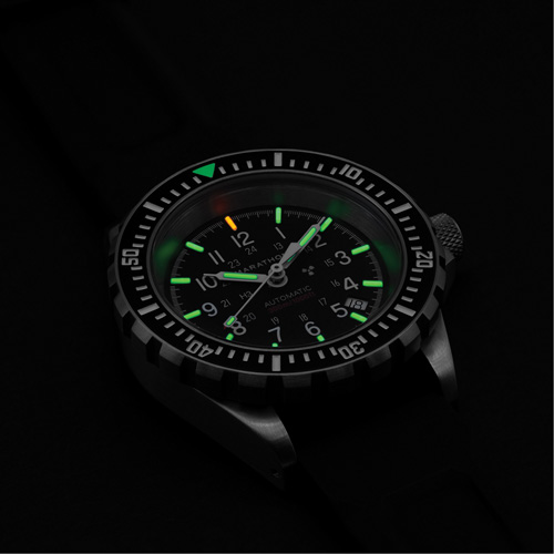 Large Diver's Automatic Watch, Digital, Battery Operated, 41 mm, Black Helyx Safety & Industrial Supplies