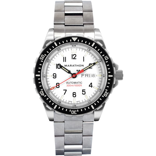 Arctic Edition Jumbo Day/Date Automatic with Stainless Steel Bracelet, Digital, Battery Operated, 46 mm, Silver Helyx Safety & Industrial Supplies