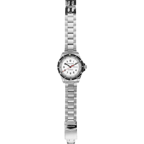 Arctic Edition Jumbo Day/Date Automatic with Stainless Steel Bracelet, Digital, Battery Operated, 46 mm, Silver Helyx Safety & Industrial Supplies