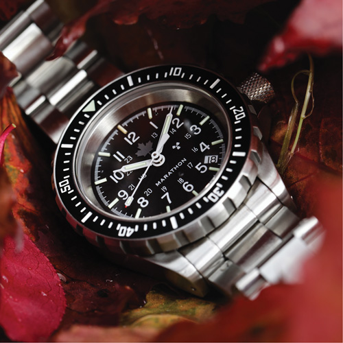 Grey Maple Large Diver's Automatic Watch with Stainless Steel Bracelet, Digital, Battery Operated, 41 mm, Silver Helyx Safety & Industrial Supplies