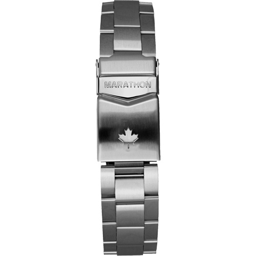 Grey Maple Large Diver's Automatic Watch with Stainless Steel Bracelet, Digital, Battery Operated, 41 mm, Silver Helyx Safety & Industrial Supplies
