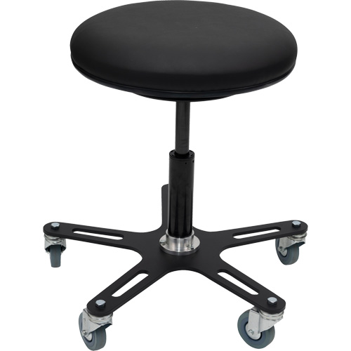 OmniStool Industrial Stool, Mobile, Adjustable Height, 280 lbs. Capacity Helyx Safety & Industrial Supplies