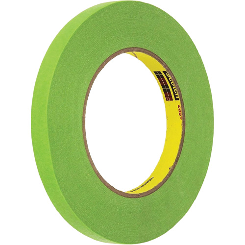 Scotch&reg; Performance Masking Tape 233+, 12 mm (1/2") x 55 m (180'), Green Helyx Safety & Industrial Supplies