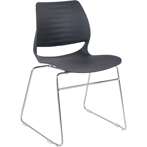 Chaises empilables, Polypropyl&egrave;ne, Hauteur 32", Capacit&eacute; 250 lb, Noir Helyx Safety & Industrial Supplies