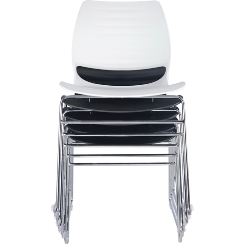 Chaises empilables, Polypropyl&egrave;ne, Hauteur 32", Capacit&eacute; 250 lb, Noir Helyx Safety & Industrial Supplies
