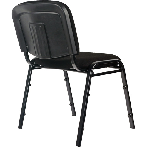 Chaises empilables, Tissu, Hauteur 32", Capacit&eacute; 250 lb, Noir Helyx Safety & Industrial Supplies