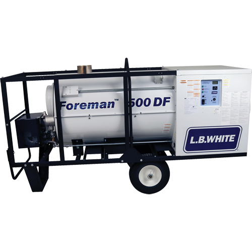 Foreman&reg; 500 Indirect-fired Portable Heater, Radiant Heat, Natural Gas, 500000 BTU/H Helyx Safety & Industrial Supplies