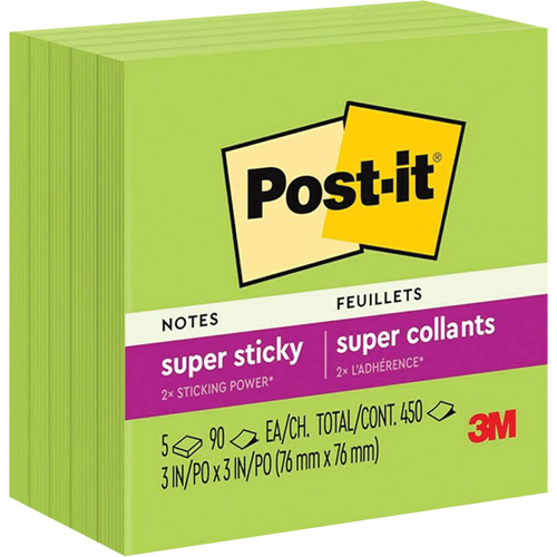 Super blocs-notes autocollantes Post-it Helyx Safety & Industrial Supplies