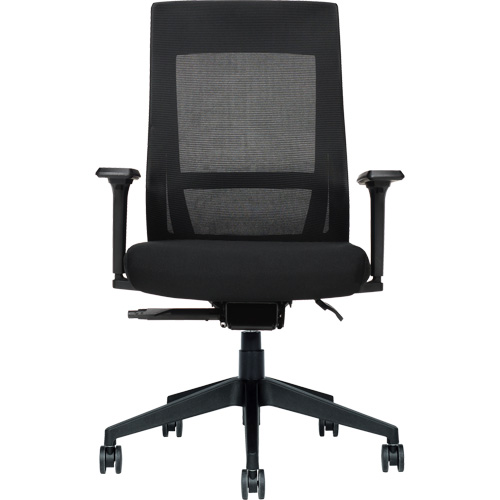 High-Back Weight-Sensing Synchro-Tilter, Mesh, Black Helyx Safety & Industrial Supplies