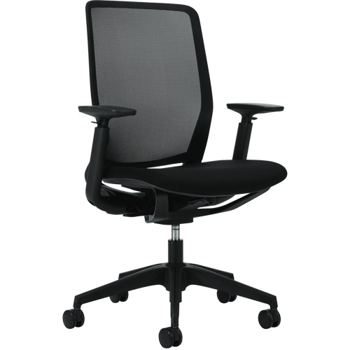 Kody High-Back Synchro-Tilter Chair, Mesh, Black, 300 lbs. Capacity Helyx Safety & Industrial Supplies