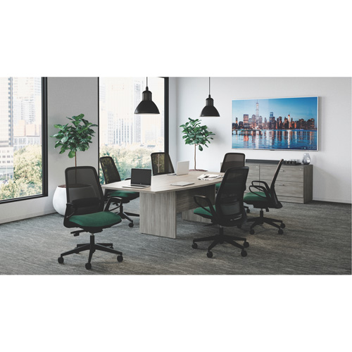 Table de conf&eacute;rence en forme de bateau Newland Helyx Safety & Industrial Supplies