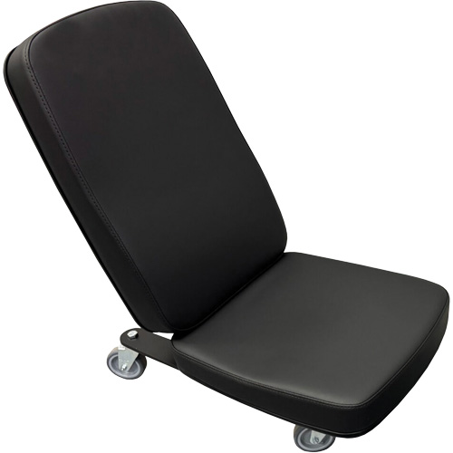 FLEX Mini Industrial Chair, Vinyl, Black, 280 lbs. Capacity Helyx Safety & Industrial Supplies