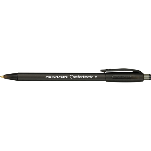 Stylo ComfortMate, Noir, 1 mm, R&eacute;tractable Helyx Safety & Industrial Supplies