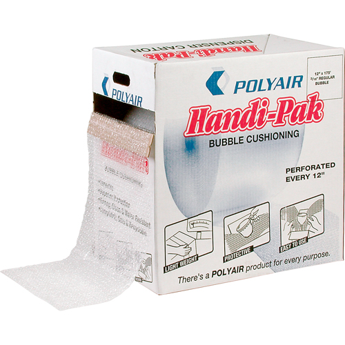 Pellicule coussin&eacute;e Handi-Pak, 175' x 12", 3/16" bulles Helyx Safety & Industrial Supplies