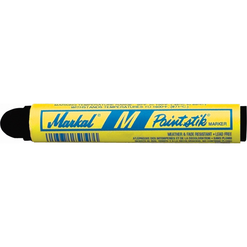 M Paintstik&reg; Paint Marker for Heat Treating, Solid Stick, Black Helyx Safety & Industrial Supplies