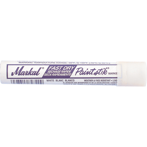 B&acirc;tons de peinture Paintstik &agrave; s&eacute;chage rapide 50° &agrave; 150°F, B&acirc;ton plein, Blanc Helyx Safety & Industrial Supplies