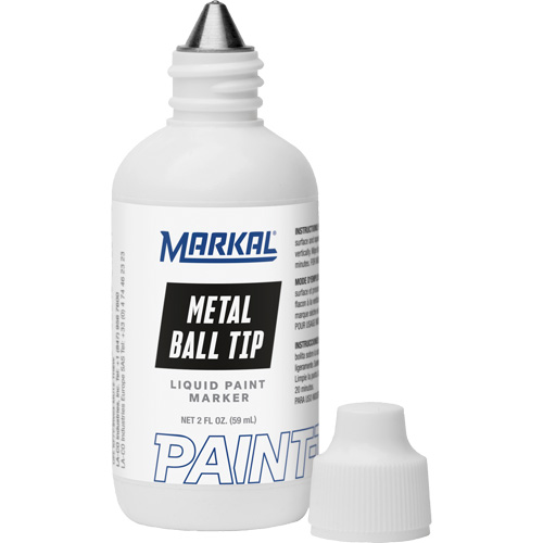 Paint-Riter&reg; Metal Ball Tip, Liquid, Black Helyx Safety & Industrial Supplies
