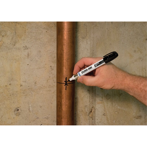 Marqueur permanent Dura-Ink 80, Noir, Pointe Moyen Helyx Safety & Industrial Supplies