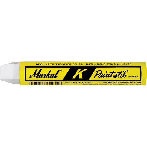 B&acirc;ton de peinture K Paintstick, B&acirc;ton plein, Blanc Helyx Safety & Industrial Supplies