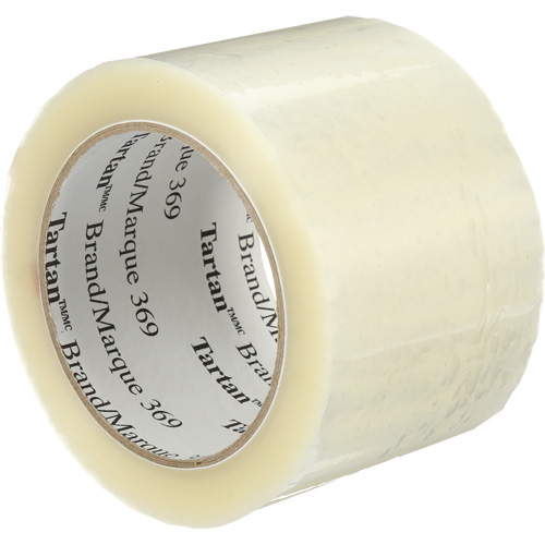 Tartan Box Sealing Tape, Hot Melt Adhesive, 1.6 mils, 72 mm (3") x 100 m (330') Helyx Safety & Industrial Supplies