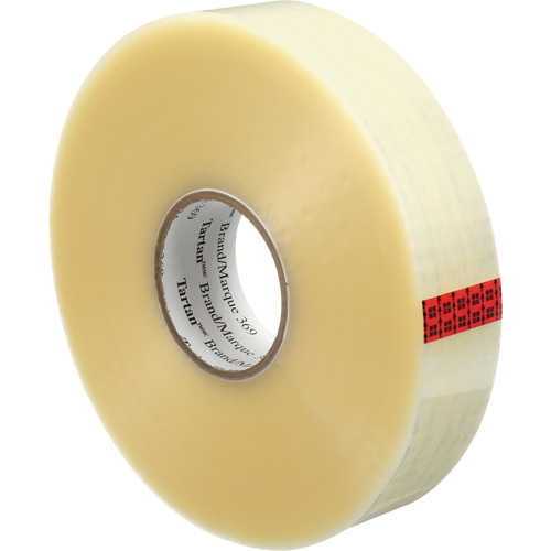 Tartan 369 Box Sealing Tape, Acrylic Adhesive, 1.6 mils, 48 mm (1-22/25") x 914 m (2998') Helyx Safety & Industrial Supplies