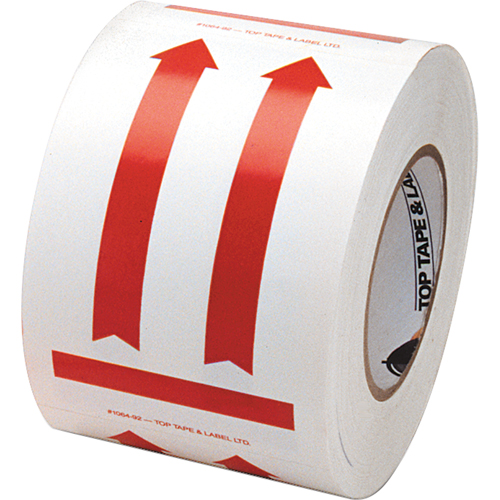 This Side Up Pictogram Special Handling Labels, 6" L x 4" W, Red on White Helyx Safety & Industrial Supplies