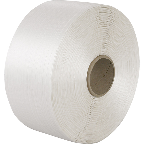 Feuillard en cordon tiss&eacute;, Cordon en polyester, 3/8" la x 5250' lo, Calibre Manuel Helyx Safety & Industrial Supplies