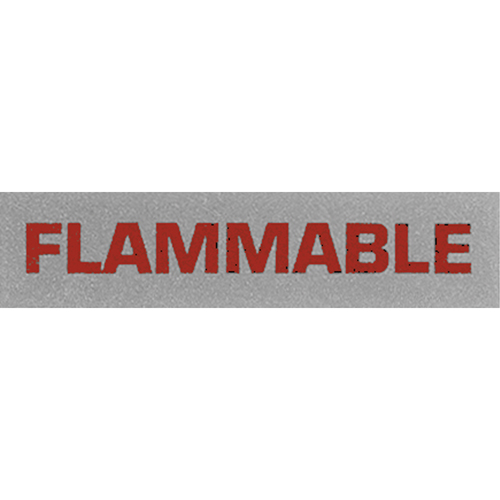 "Flammable" Special Handling Labels, 5" L x 2" W, Black on Red Helyx Safety & Industrial Supplies