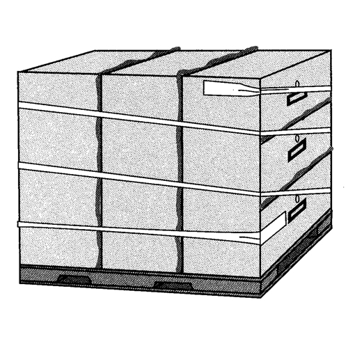 Ruban extensible, &eacute;paisseur 5 mils, 38,1 mm (1-1/2") x 55 m (180')  Helyx Safety & Industrial Supplies