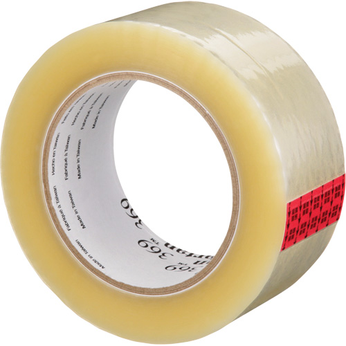 Tartan 369 Box Sealing Tape, Acrylic Adhesive, 1.6 mils, 48 mm (1-22/25") x 100 m (328') Helyx Safety & Industrial Supplies