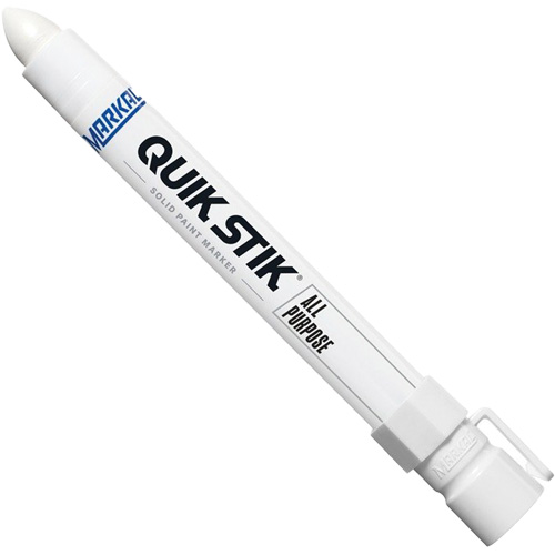 Quik Stik&reg; Twist-Up Paint Markers, Solid Stick, White Helyx Safety & Industrial Supplies